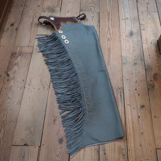 Teskey's Large Silver All Around Shotgun Chaps Tack - Chaps & Chinks Teskey's