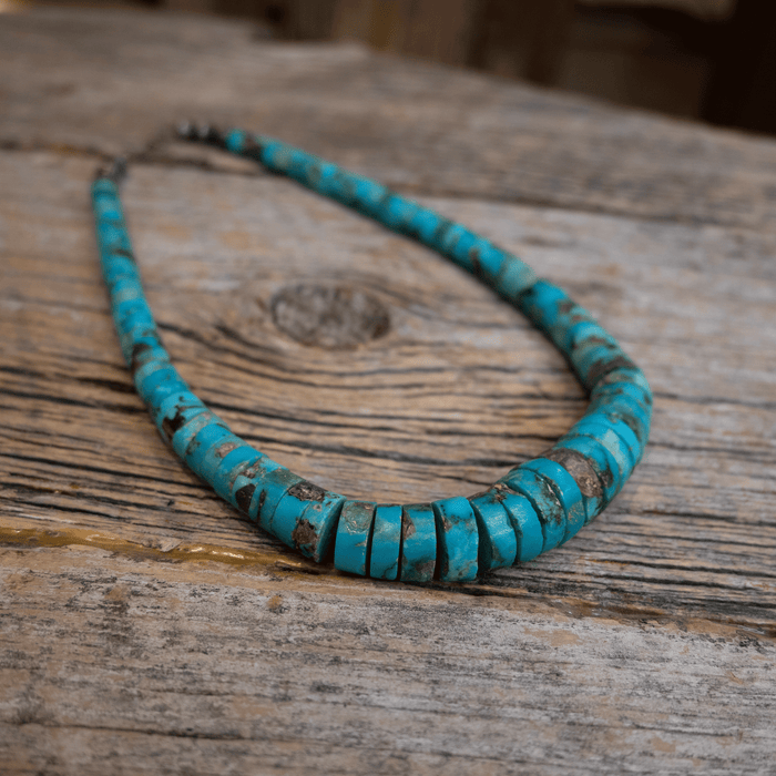 Vintage 17" Turquoise Necklace