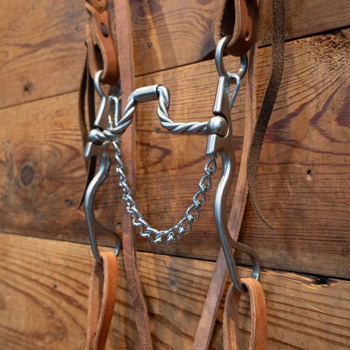 Kerry Kelley Twisted Wire Hinge Port w/ JOE HIPP Bridle Rig Tack - Rigs Kerry Kelley