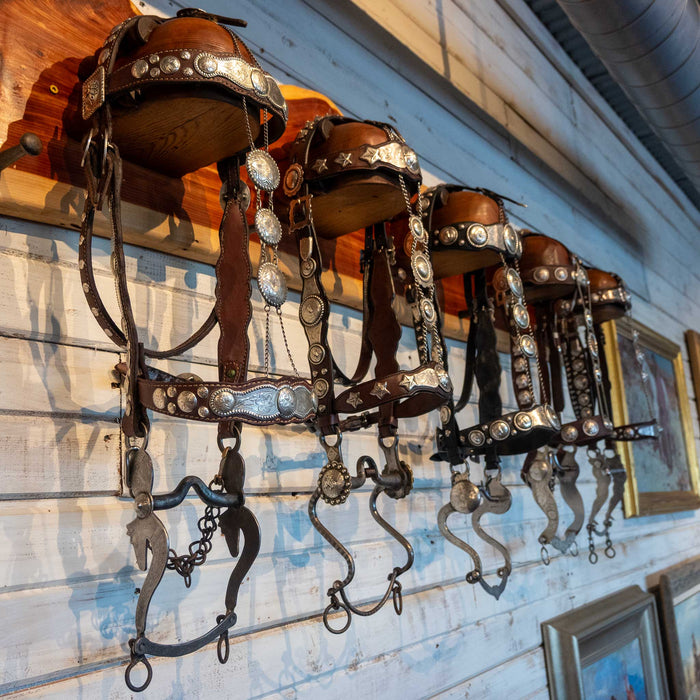 Vintage Collection of Five Edward Bohlin Bridle Rigs