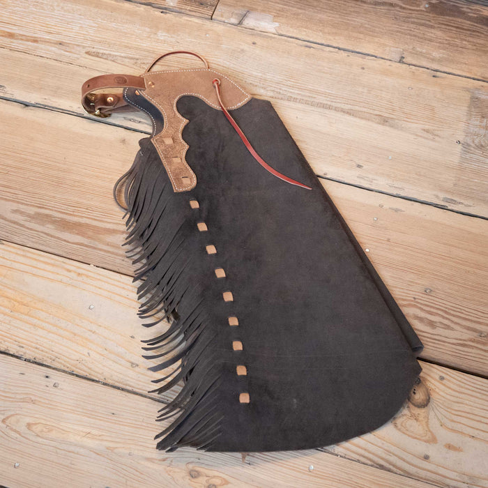 Kid's WLC 26" Stepthrough Chaps - Select Color Tack - Chaps & Chinks WLC Chocolate