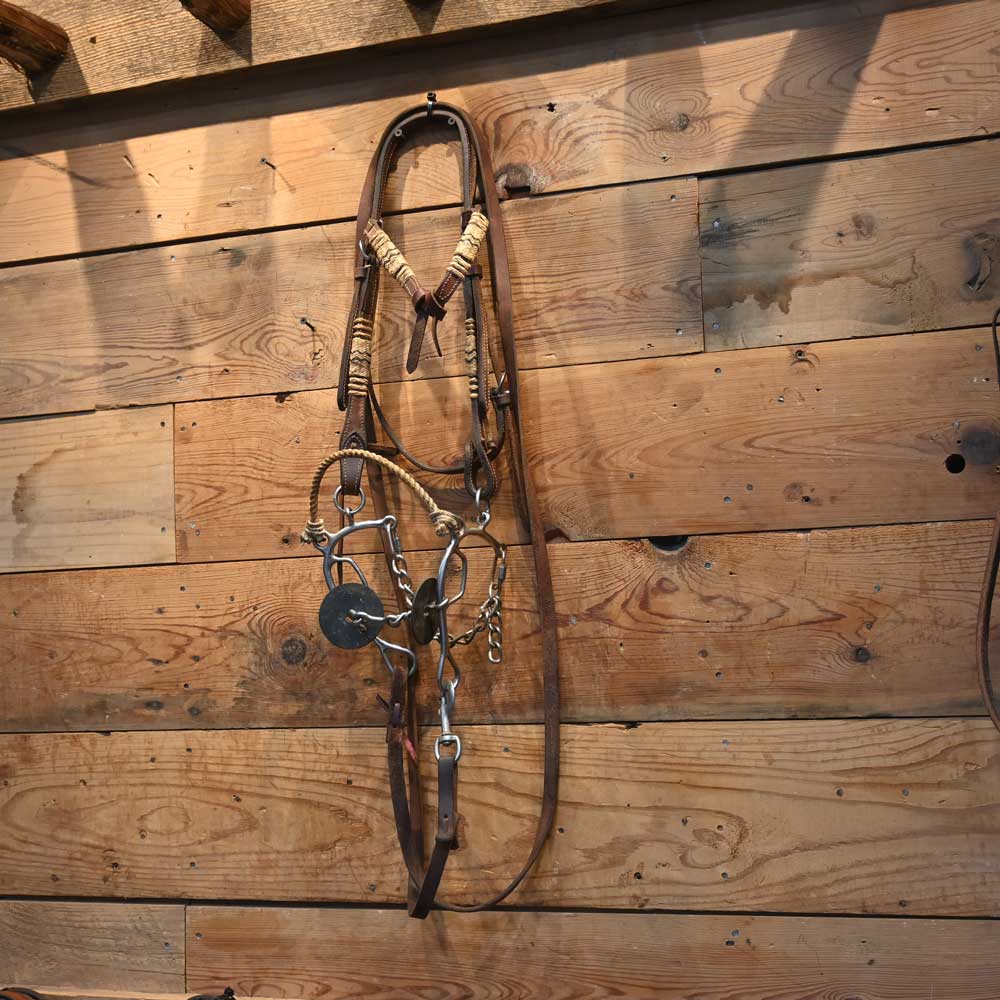 Bridle Rig - Combo 3 Piece Twisted with Dogbone Gag - Bit- SBR362 Sale Barn MISC   