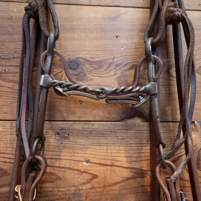 Reid Jones Twisted Snaffle Bridle Rig
