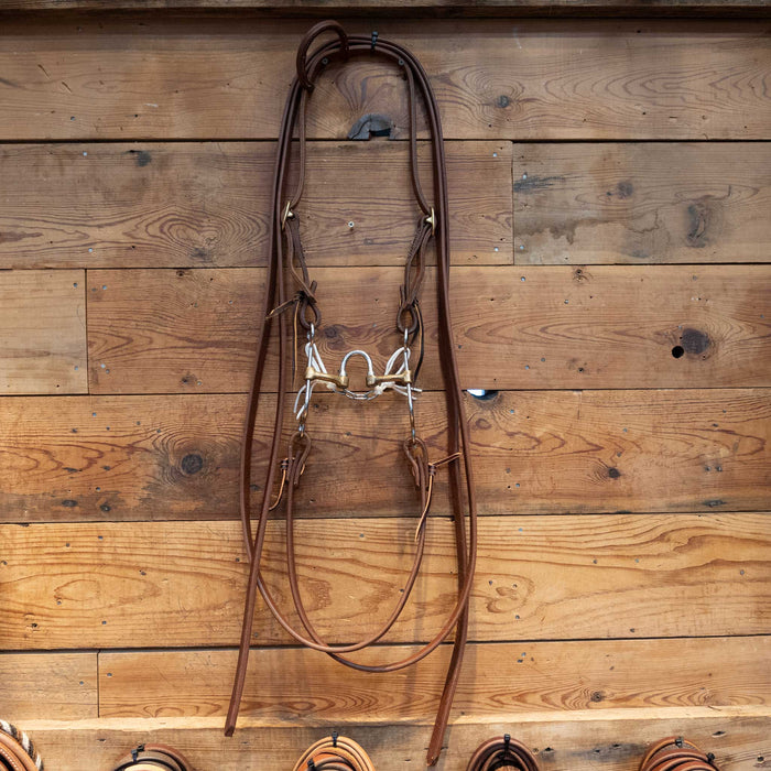Brass Bars Correction Bridle Rig w/ Single Ear Headstall Tack - Rigs MISC