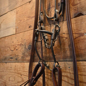 Bridle Rig Shanked Snaffle Bit SBR448 Sale Barn misc   