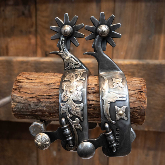 Kerry Kelley Silver Mounted 10pt Spurs