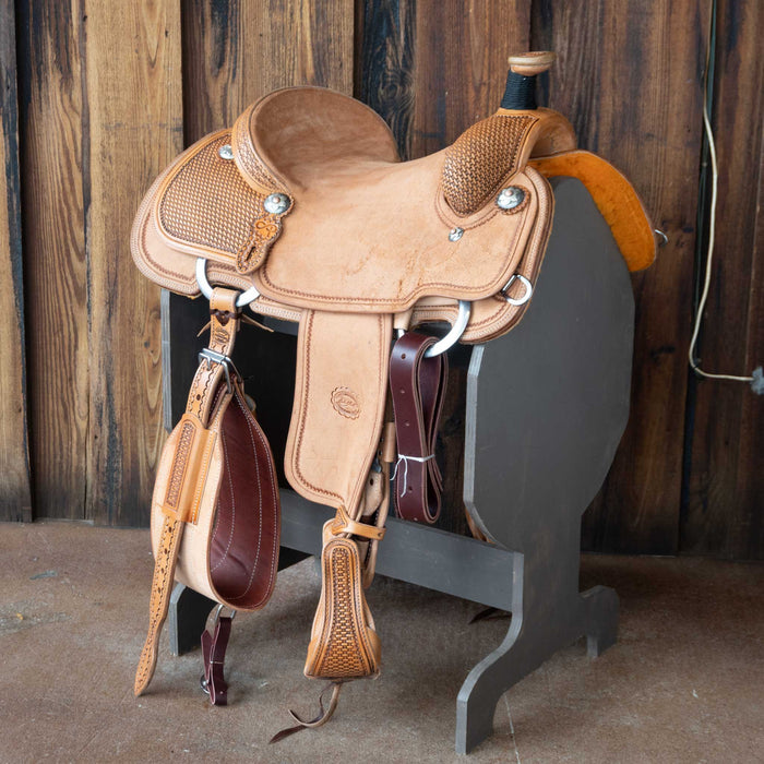 15" PATRICK SMITH TEAM ROPING SADDLE