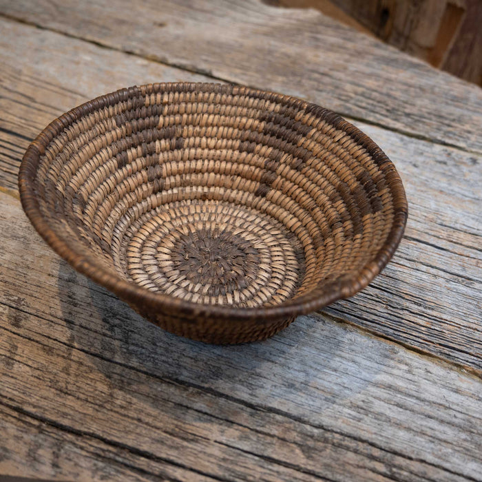 1920's Pima Indian Tribe Handwoven Basket