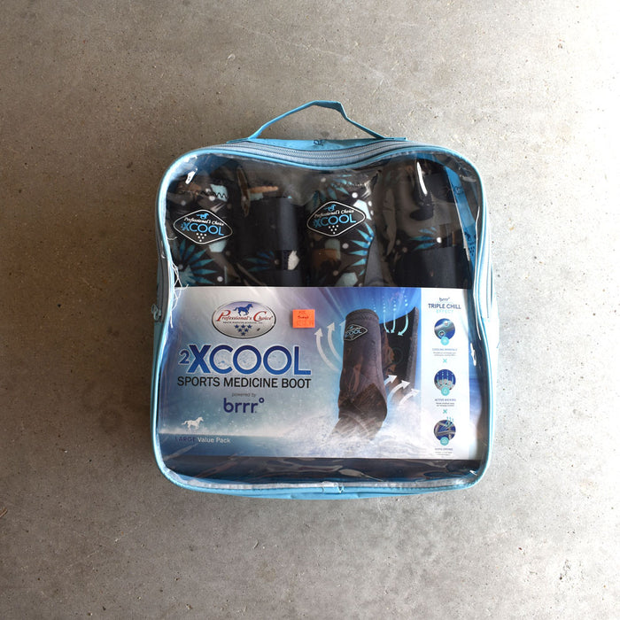 NEW Professional Choice 2xCool Sports Medicine Boots 4 Pack Bison Print Sale Barn Professional's Choice