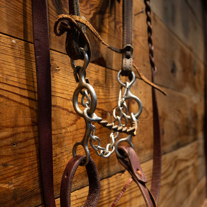 Reinsman Twisted Snaffle Bridle Rig Tack - Rigs Reinsman