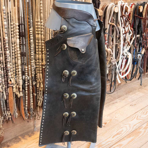 Vintage "BW" 1910's to 20's Cowboy Chaps Tack - Chaps & Chinks BW