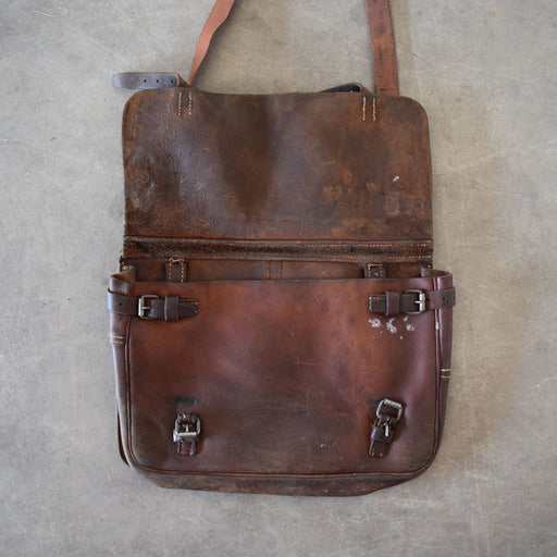 Used Vintage German Leather Saddle Bag Sale Barn Teskey's   