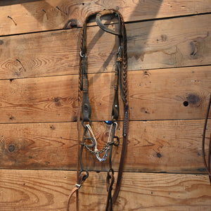 Bridle Rig - Long Shank Chain Gag SBR634 Sale Barn MISC