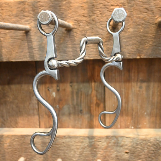 Kerry Kelley 10 Twisted Wire Hinge Port Tack - Bits Kerry Kelley