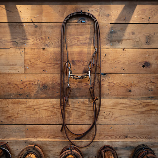 TOKLAT Shanked Smooth Snaffle w/ All NEW Leather Rig Sale Barn MISC