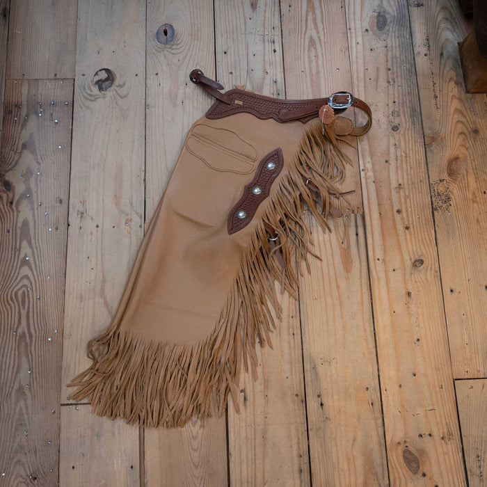 Medium Smooth Leather Chinks Tack - Chaps & Chinks TESKEY'S