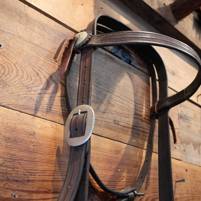 Vintage Crockett-Renalde Aluminum w/Tooled headstall Collectibles MISC