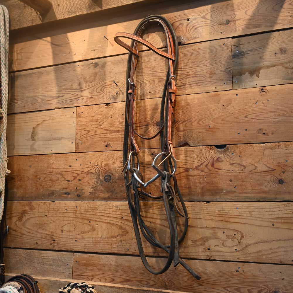 Bridle Rig D-Ring Smooth Snaffle Bit SBR449 Sale Barn misc   