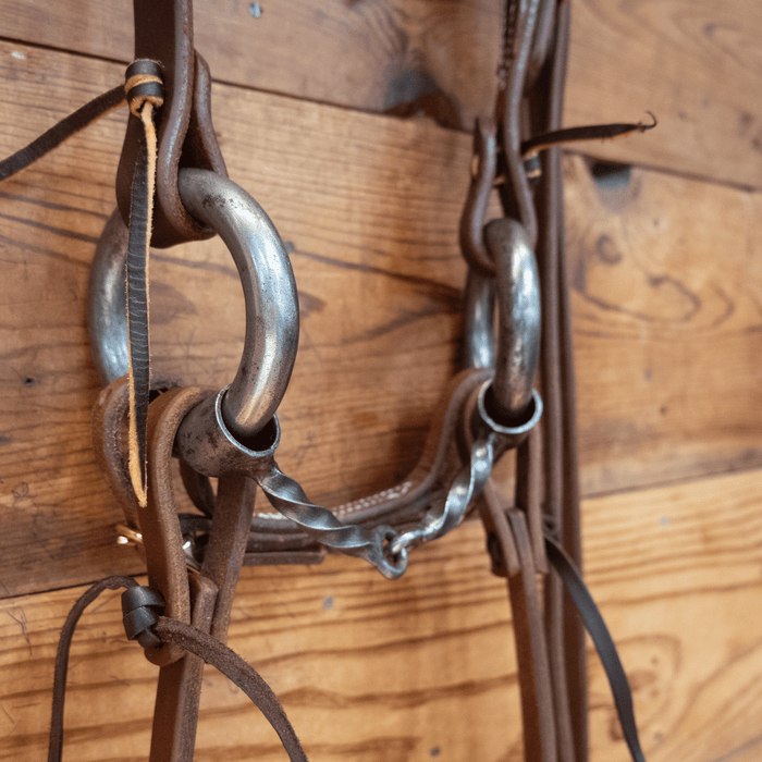 3lb. Weighted O-Ring Snaffle Bridle Rig