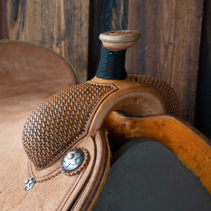 15" PATRICK SMITH TEAM ROPING SADDLE
