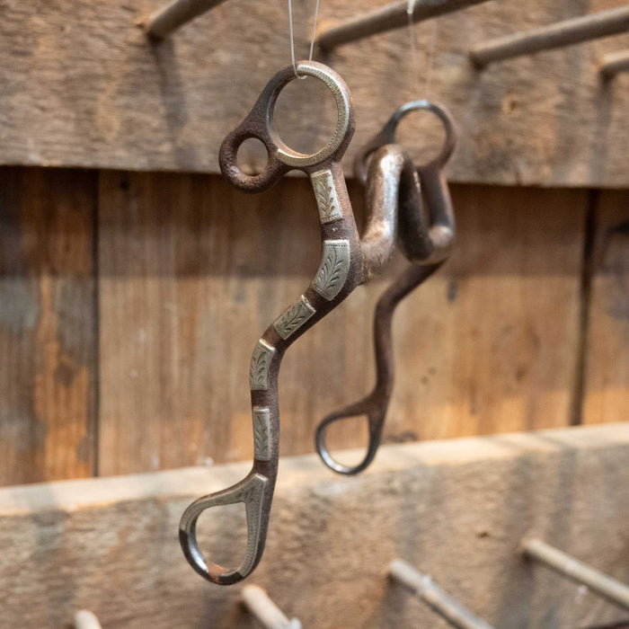 Silver Mounted Ron Tollison Solid Port #77 Bit Tack - Bits Ron Tollison