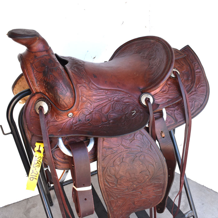 Used 15" Jumbo Brand Rider Saddle Sale Barn Jumbo Brand