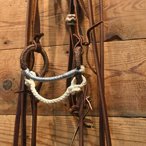 Bridle Rig - Wire Wrapped Snaffle Bit  RIG301 Tack - Rigs Don Hansen   