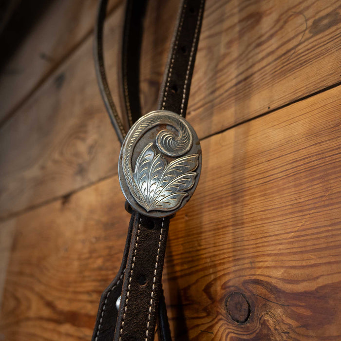 Used TM Leather Split Ear Headstall