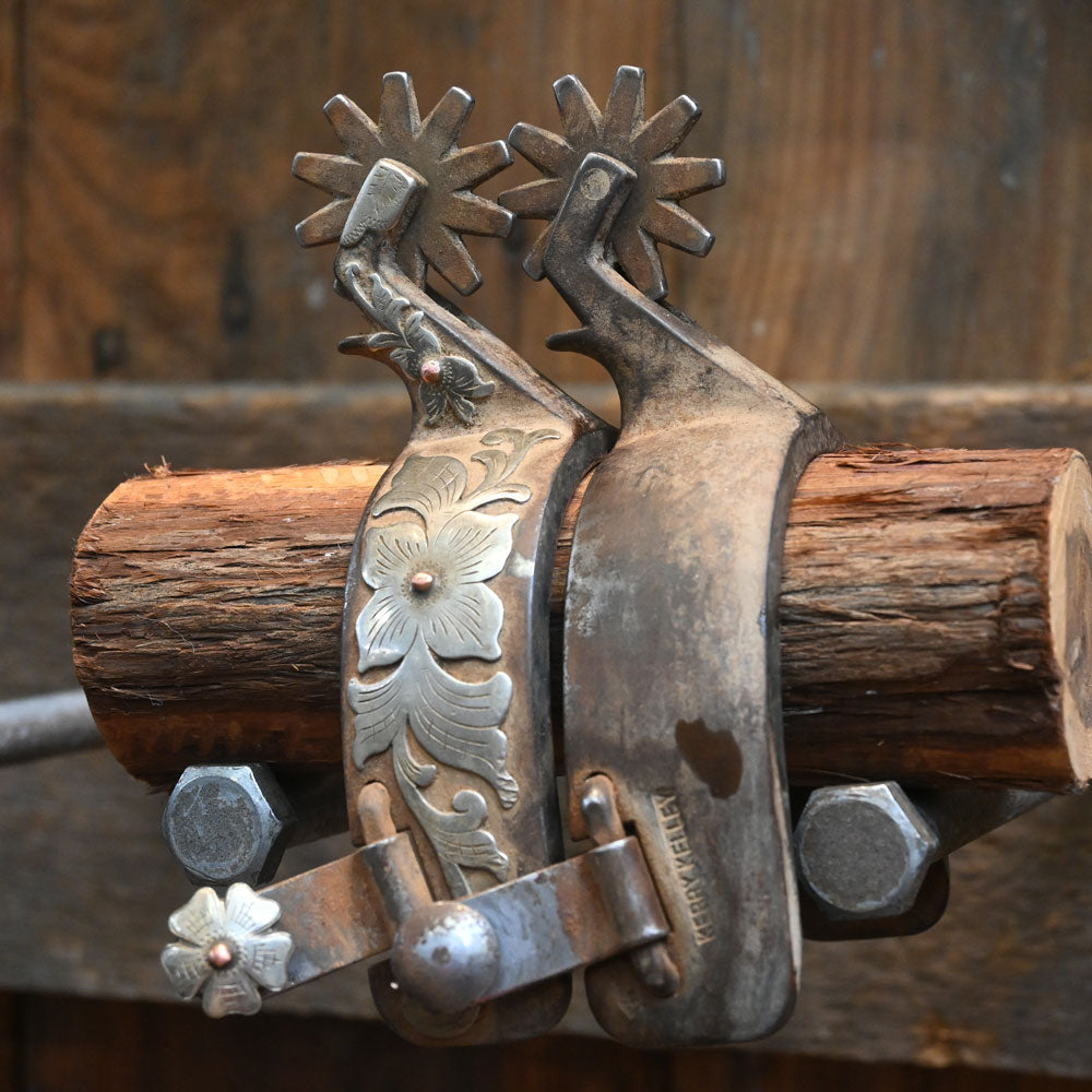 Kerry Kelley's Silver Mounted Spurs SPUR628