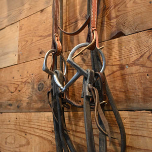 Bridle Rig D-Ring Smooth Snaffle Bit SBR449 Sale Barn misc   