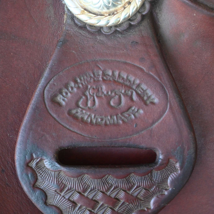 17" USED ROO HIDE CUTTING SADDLE Saddles - Used ROO HIDE