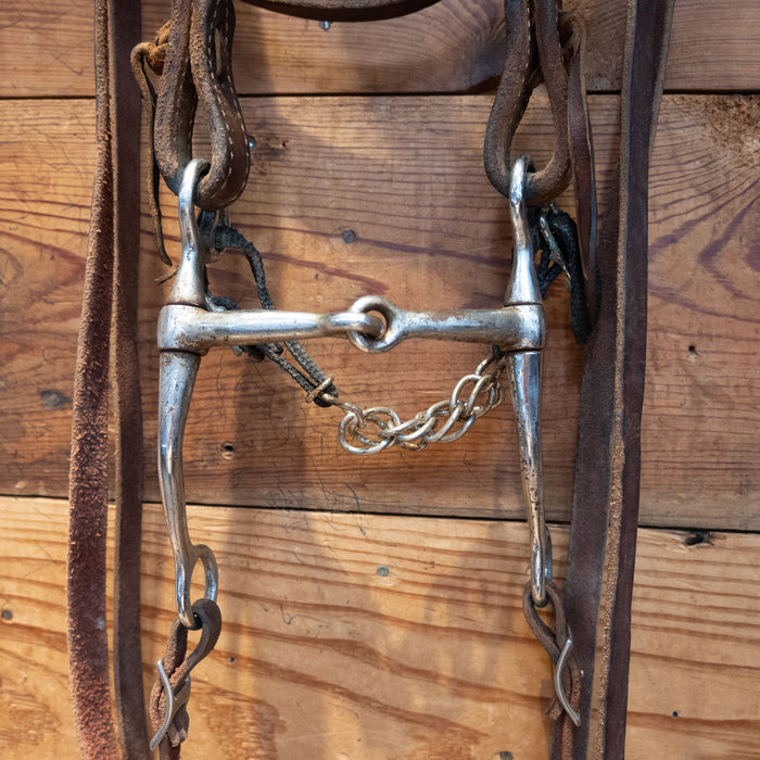 Smooth Snaffle Bit Bridle Rig