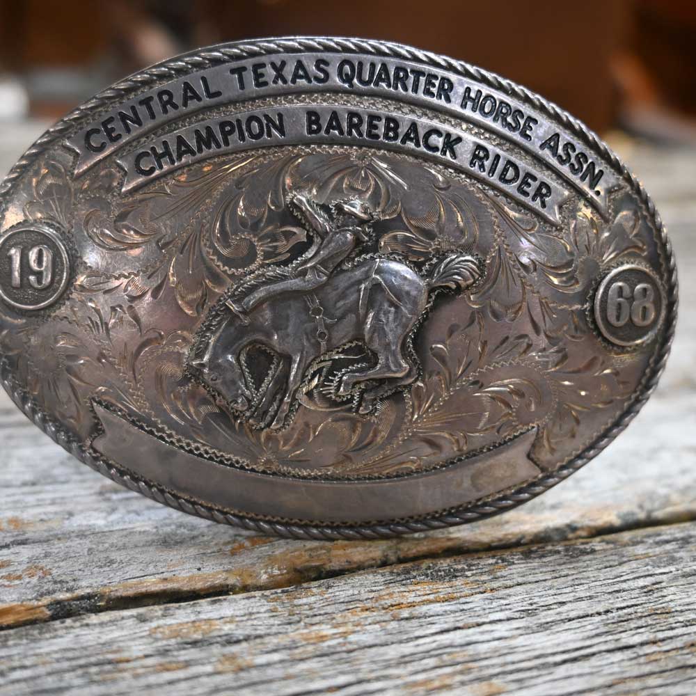 Vintage Western Handmade Nelson Silvia Houston - Central Tx. Quarter Horse Assn. 1968 _CA920 Collectibles Nelson Silvia   