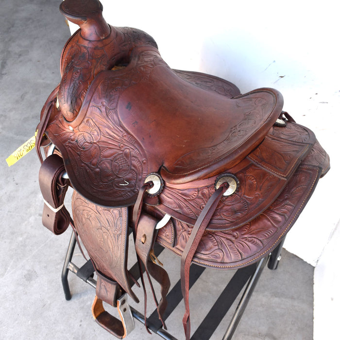 Used 15" Jumbo Brand Rider Saddle Sale Barn Jumbo Brand
