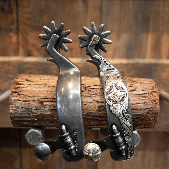 Kerry Kelley Silver Mounted 10pt Spurs