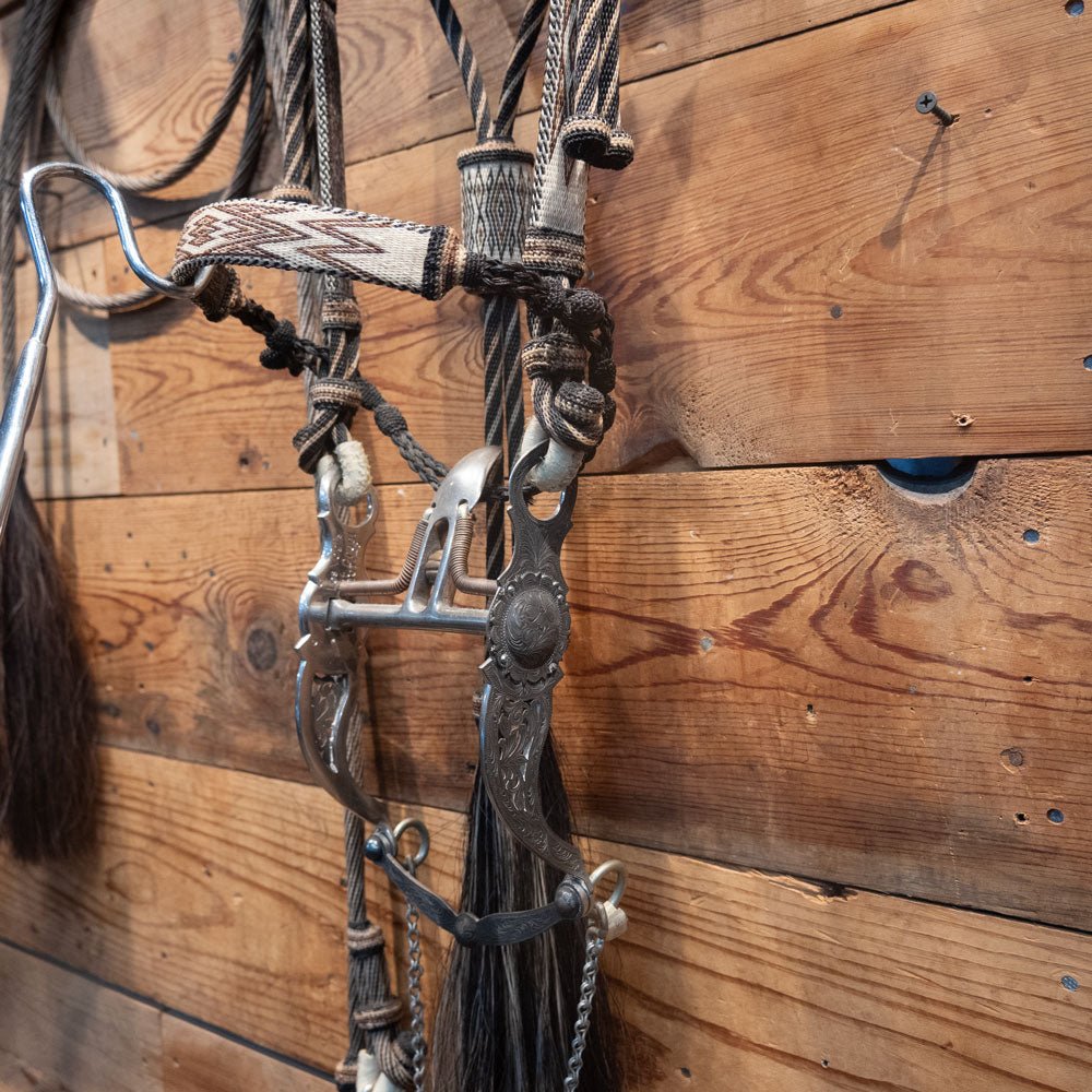 Horse Hair Bridle Rig with a Les Vogt Bit