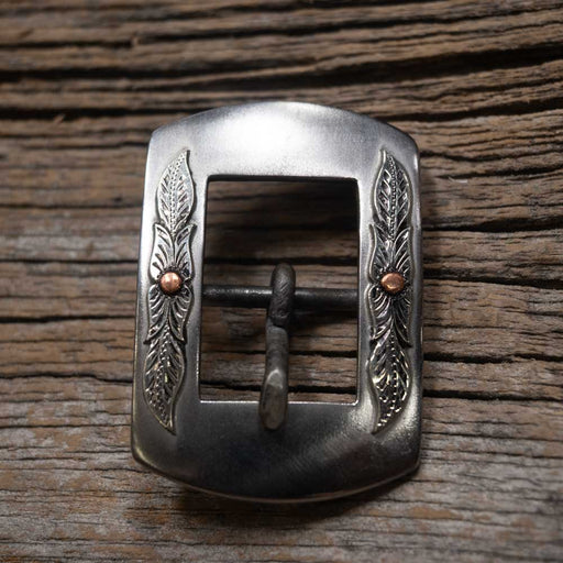 Luke Spraberry 3/4" Silver Mounted Square Headstall Buckle Tack - Conchos & Hardware Luke Spraberry