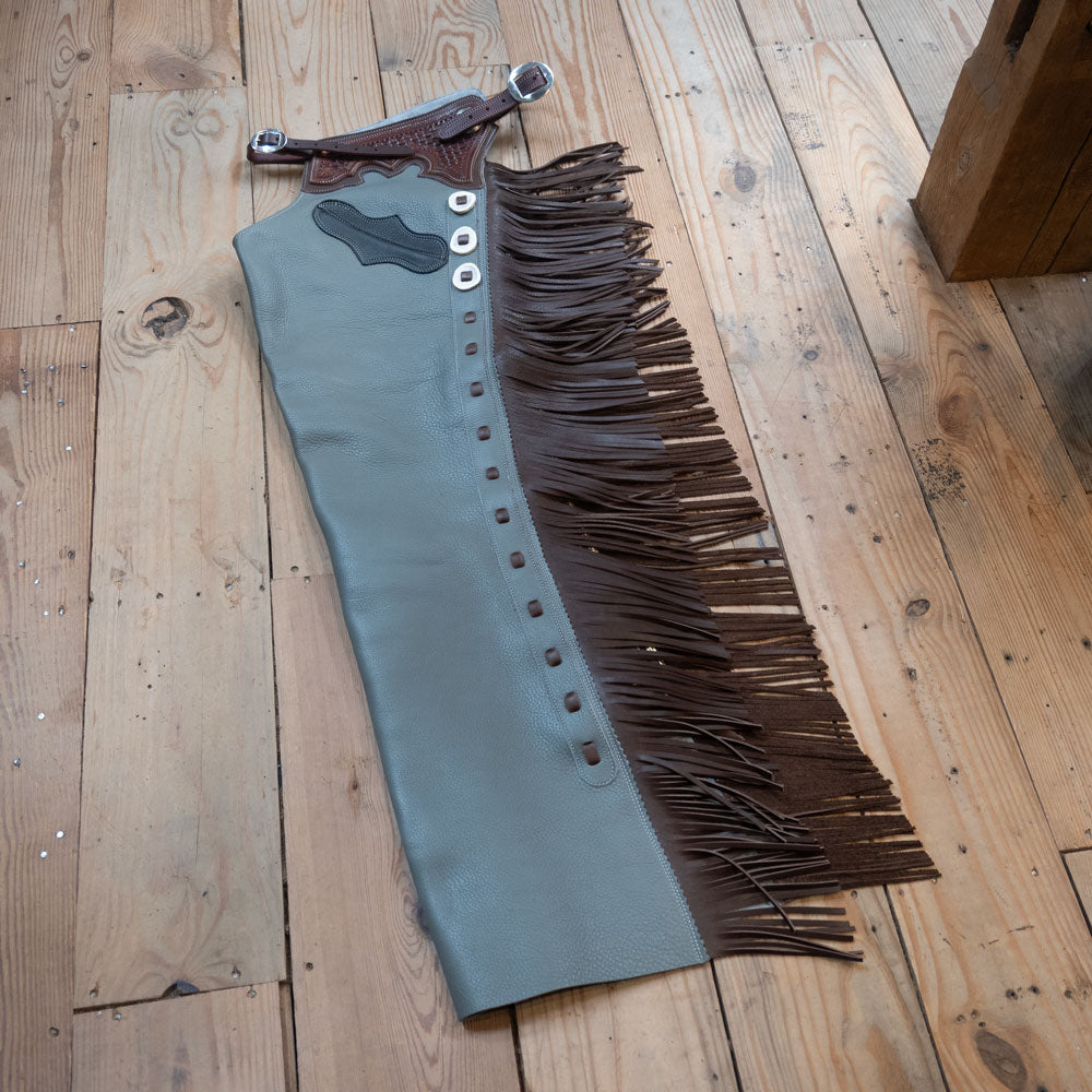 Teskey's Large Silver All Around Shotgun Chaps