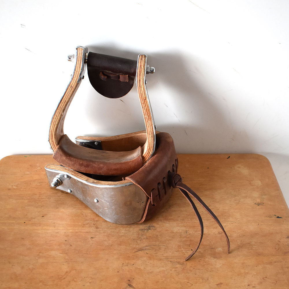 Used Monel Covered Wooden Stirrups Sale Barn Teskeys