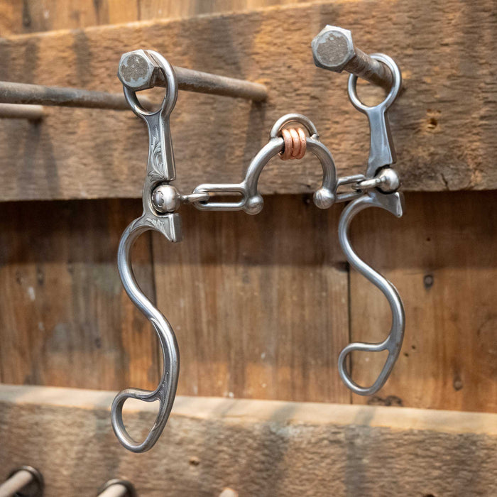 Fancy Kerry Kelley 10 Ported Chain w/Top Rings Bit