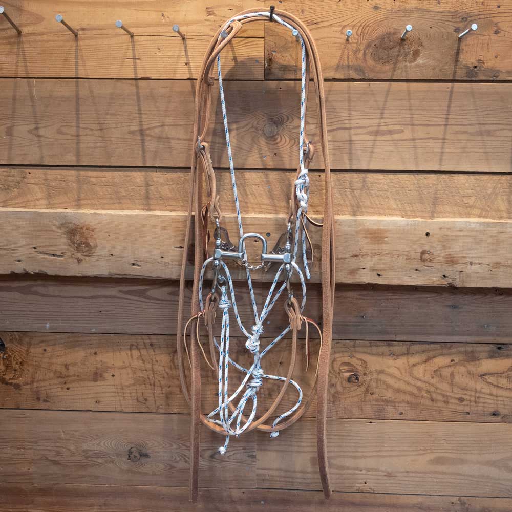 Cow Horse Supply Bridle Rig with German String Martingale CHS152 Tack - Training - Headgear Cow Horse Supply   
