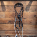 CHS Dog Bone Sliding Gag Rig w/Martingale Tack - Training Cow Horse Supply
