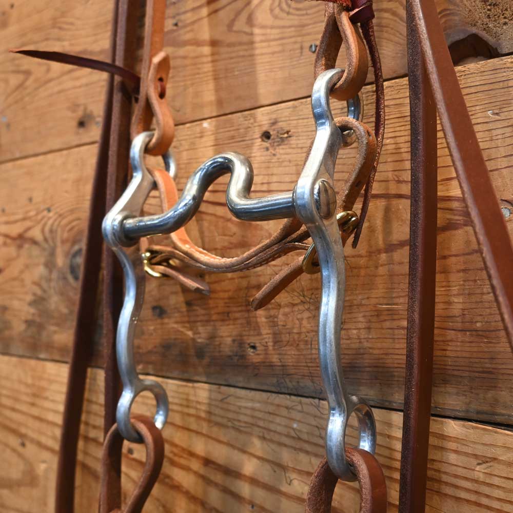 Cow Horse Supply Port Bit on Aluminum Shanks Bridle Rig Tack - Rigs Cow Horse Supply