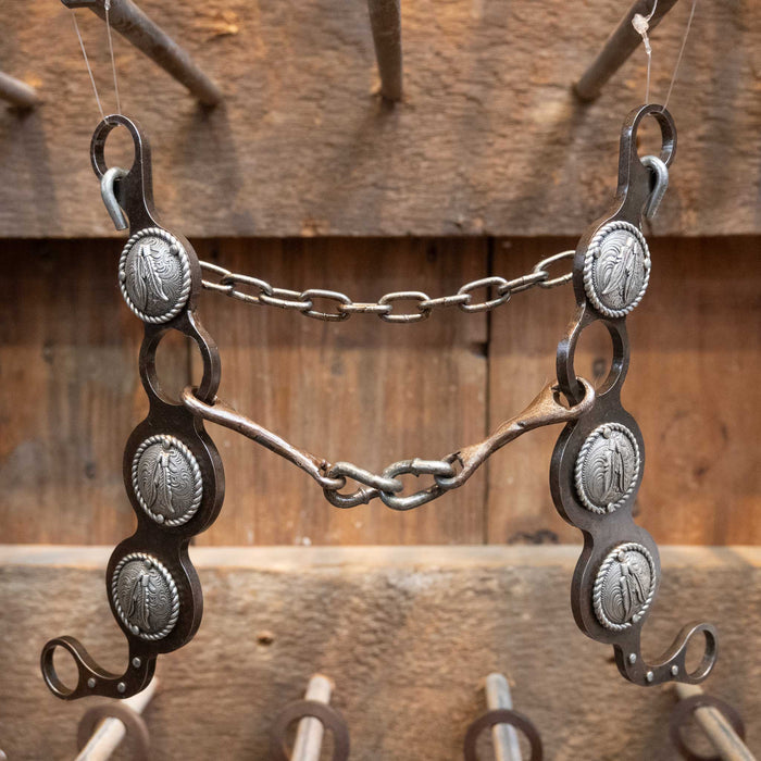 Used Petska Chain Center with feather Conchos