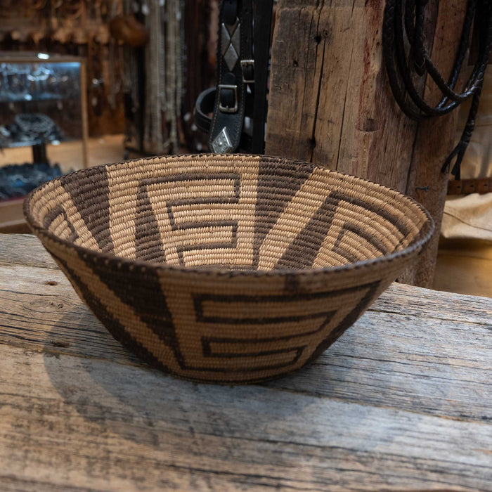 1920's Pima Indian Tribe Handwoven Basket