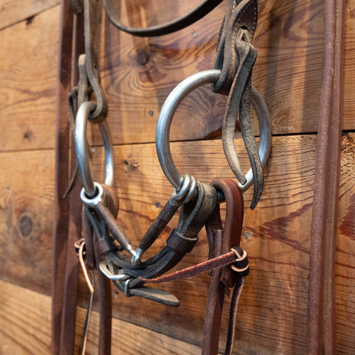 Bowman O-Ring Smooth Snaffle Bridle Rig Tack - Rigs Bowman