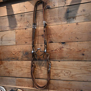 Bridle Rig - Silver mounted Hinge Port Bit RIG895 Tack - Rigs MISC