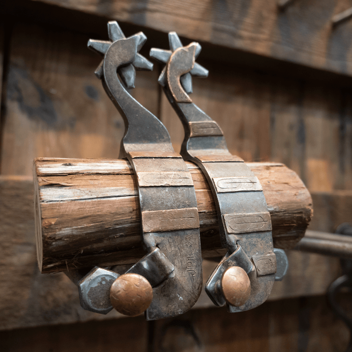 Stamped "JP" 6pt. Spurs