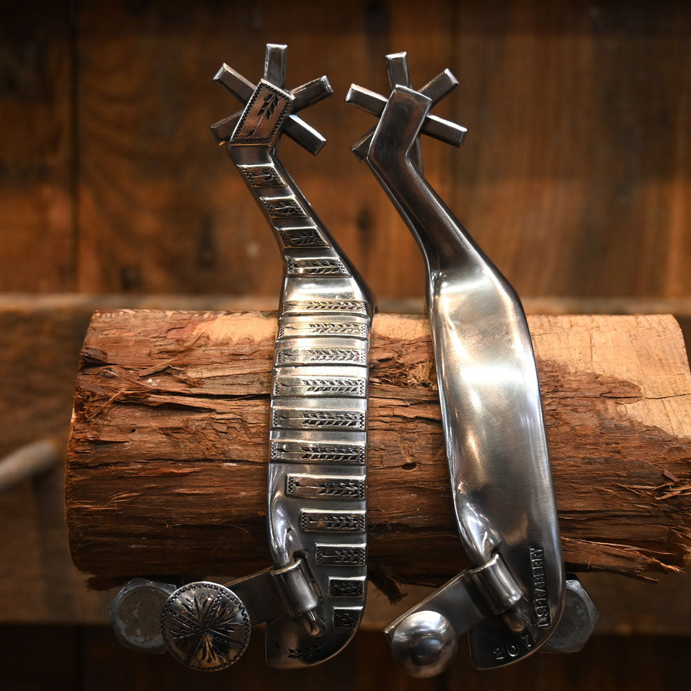 Luke Spraberry -  Silver Mounted Spurs SPUR856