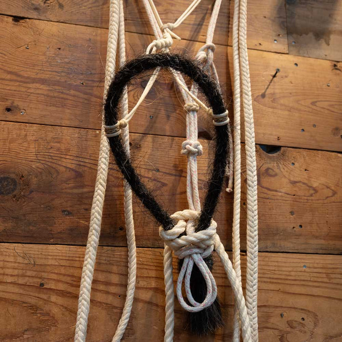 Handmade BILLY ALBIN Horse Hair Braided Bosal 102